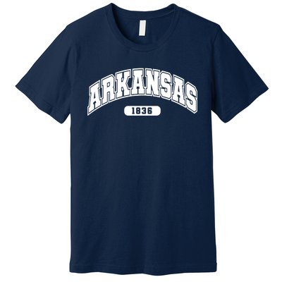 Arkansas Collegiate Style 1836 Premium T-Shirt