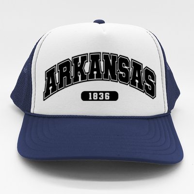 Arkansas Collegiate Style 1836 Trucker Hat