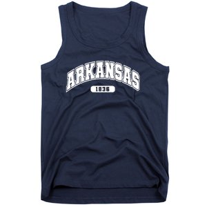 Arkansas Collegiate Style 1836 Tank Top