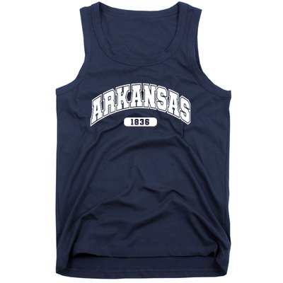 Arkansas Collegiate Style 1836 Tank Top