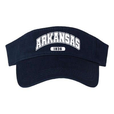 Arkansas Collegiate Style 1836 Valucap Bio-Washed Visor