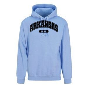 Arkansas Collegiate Style 1836 Unisex Surf Hoodie