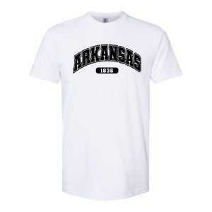 Arkansas Collegiate Style 1836 Softstyle CVC T-Shirt