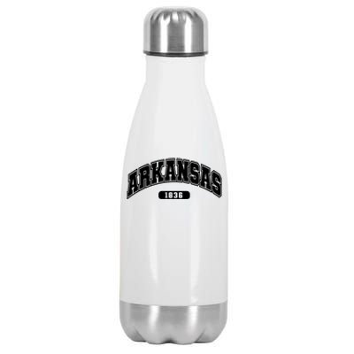 Arkansas Collegiate Style 1836 Stainless Steel Insulated Water Bottle