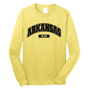 Arkansas Collegiate Style 1836 Long Sleeve Shirt