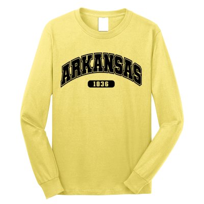 Arkansas Collegiate Style 1836 Long Sleeve Shirt