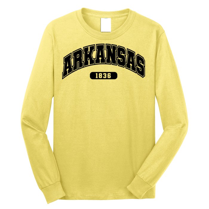 Arkansas Collegiate Style 1836 Long Sleeve Shirt