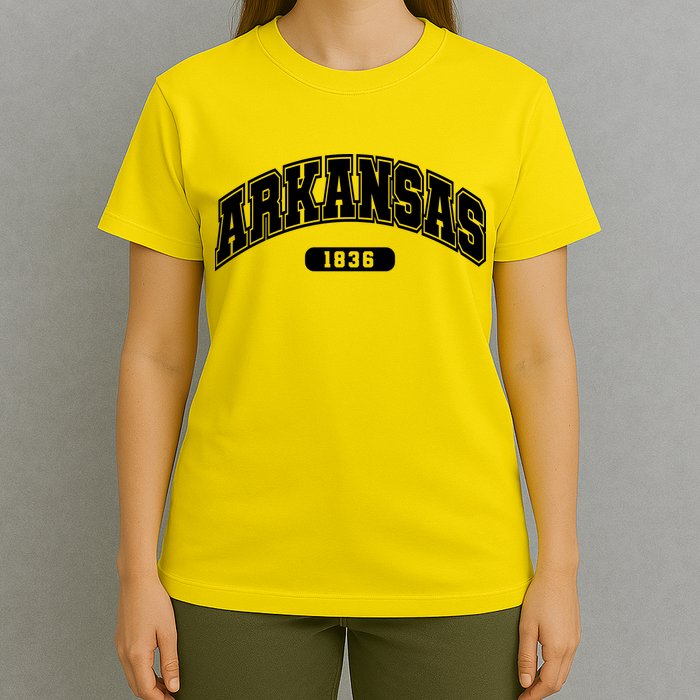 Arkansas Collegiate Style 1836 T-Shirt