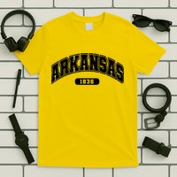 Arkansas Collegiate Style 1836 T-Shirt