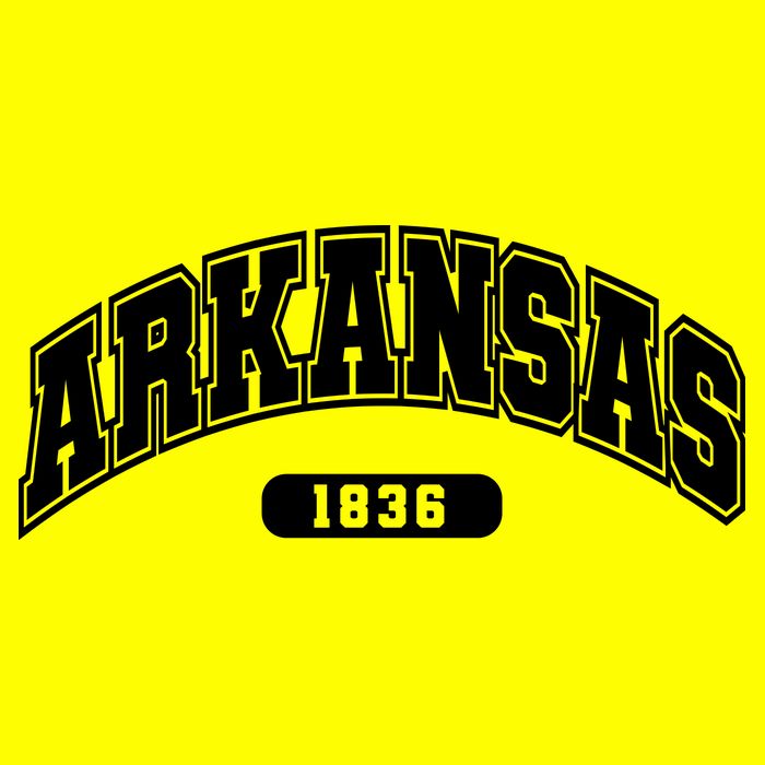 Arkansas Collegiate Style 1836 Button