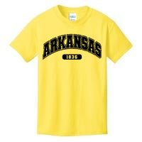 Arkansas Collegiate Style 1836 Kids T-Shirt