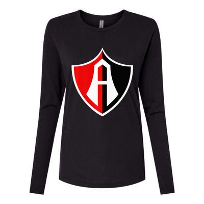 Atlas Club Supporter Fan Mexico Mexican Womens Cotton Relaxed Long Sleeve T-Shirt