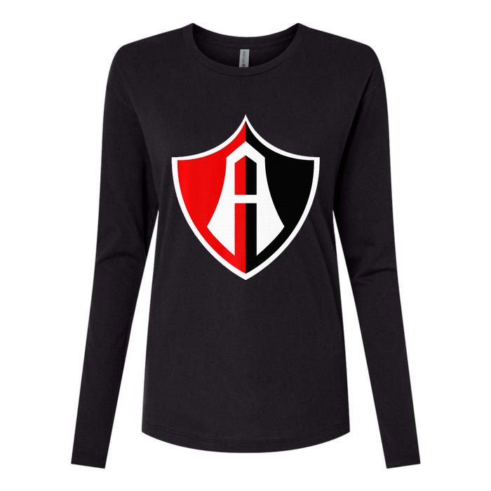 Atlas Club Supporter Fan Mexico Mexican Womens Cotton Relaxed Long Sleeve T-Shirt