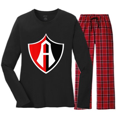 Atlas Club Supporter Fan Mexico Mexican Women's Long Sleeve Flannel Pajama Set 