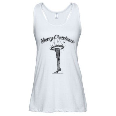 A Christmas Story Leg Lamp Merry Christmas Ladies Essential Flowy Tank