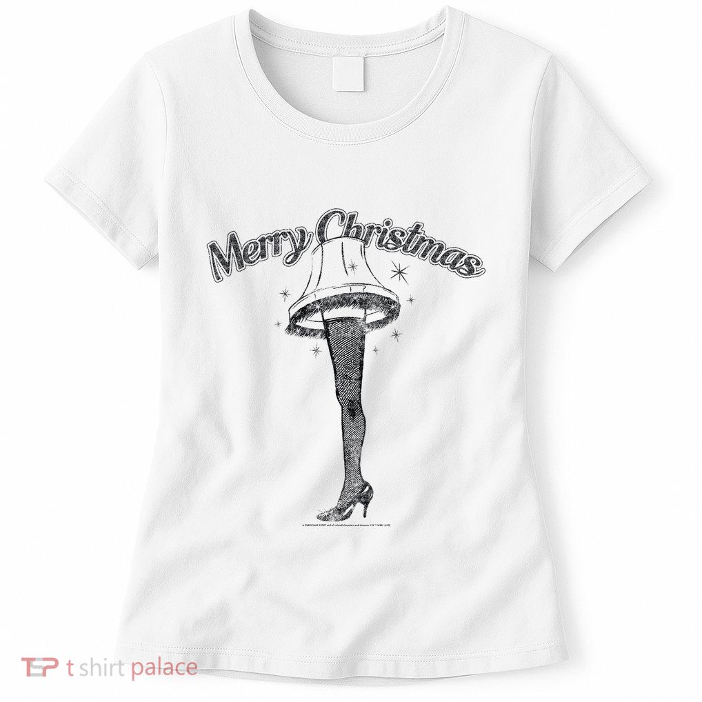 A Christmas Story Leg Lamp Merry Christmas Womens T-Shirt