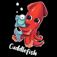 Adorable Cuddlefish Sea Life Illustration Cuttlefish Squid Cooling Performance Crew T-Shirt