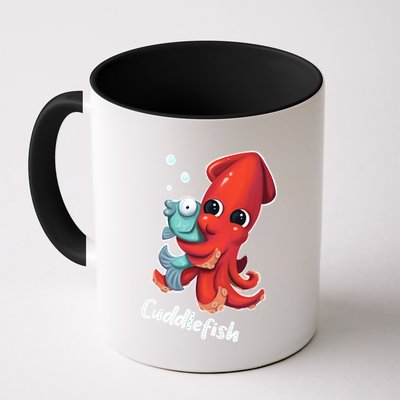 Adorable Cuddlefish Sea Life Illustration Cuttlefish Squid Mug