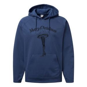 A Christmas Story Leg Lamp Merry Christmas Performance Fleece Hoodie