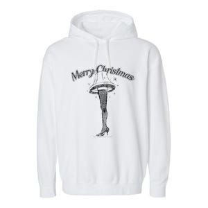 A Christmas Story Leg Lamp Merry Christmas Garment-Dyed Fleece Hoodie