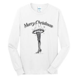 A Christmas Story Leg Lamp Merry Christmas Tall Long Sleeve T-Shirt