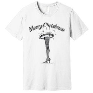 A Christmas Story Leg Lamp Merry Christmas Premium T-Shirt