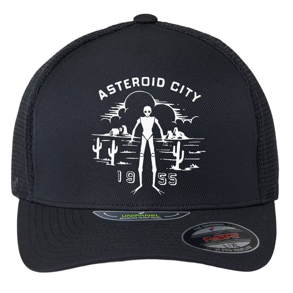 Asteroid City Spaceman 1955 Flexfit Unipanel Trucker Cap