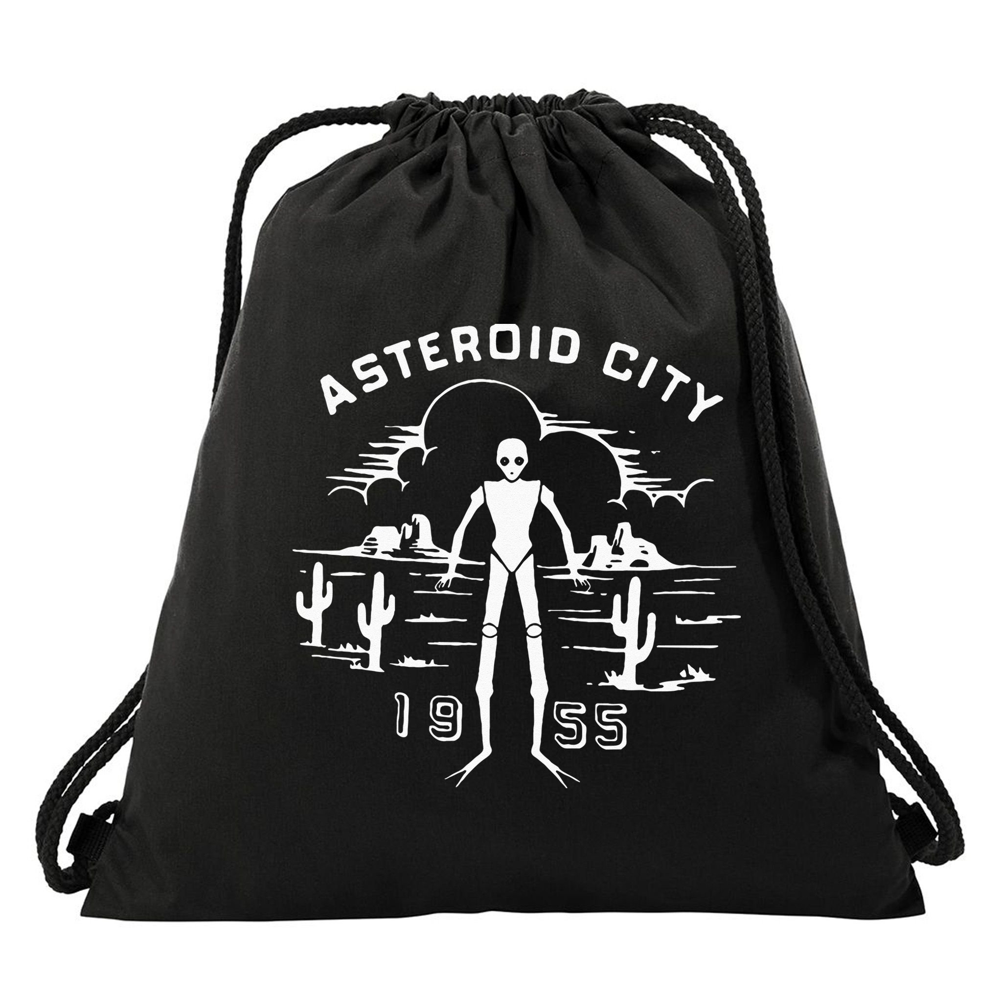 Asteroid City Spaceman 1955 Drawstring Bag