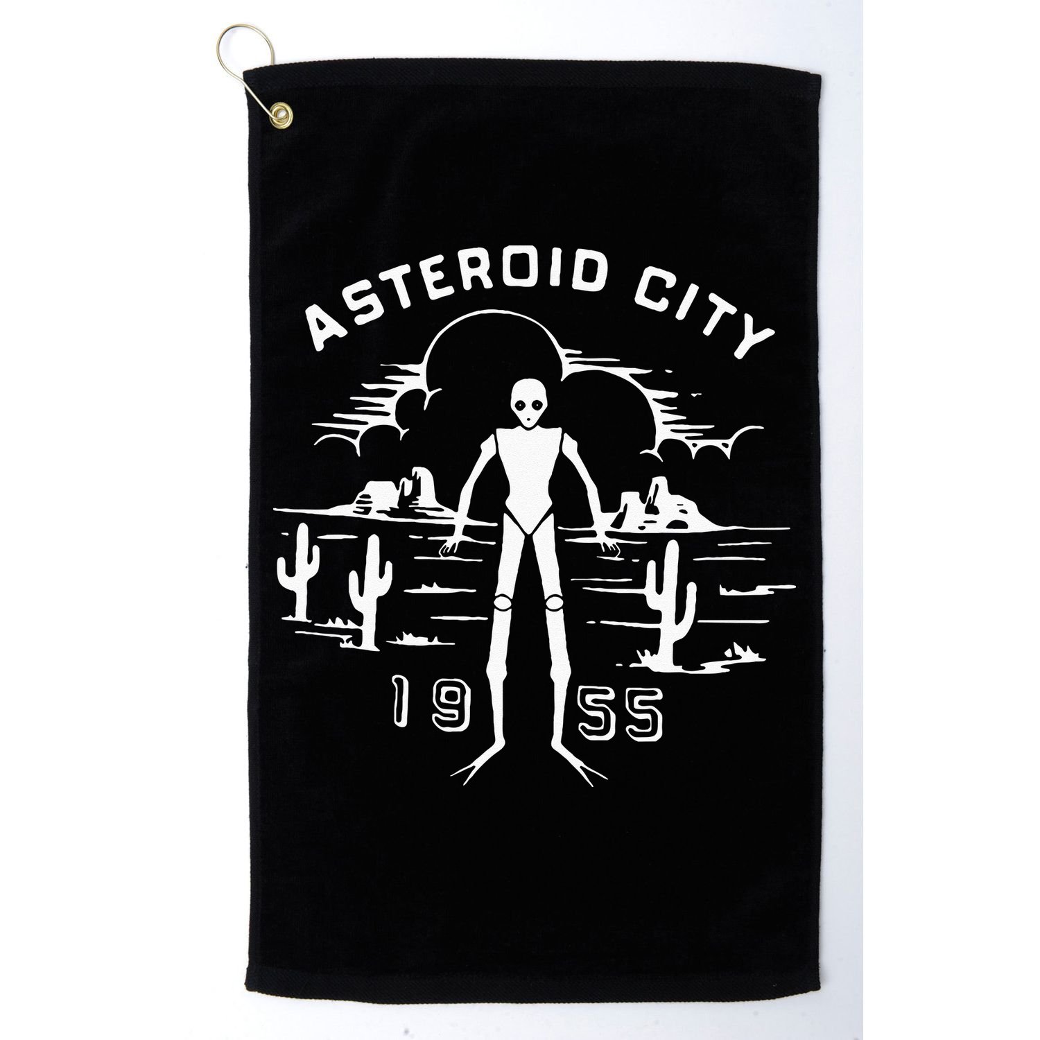 Asteroid City Spaceman 1955 Golf Towel
