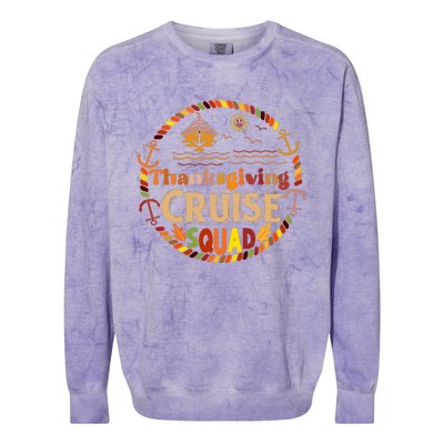 Autumn Cruise Squad Colorblast Crewneck Sweatshirt