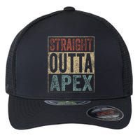 Apex Clothing Straight Outta Apex Flexfit Unipanel Trucker Cap