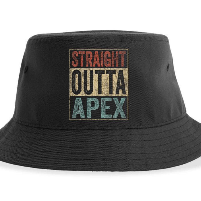 Apex Clothing Straight Outta Apex Sustainable Bucket Hat