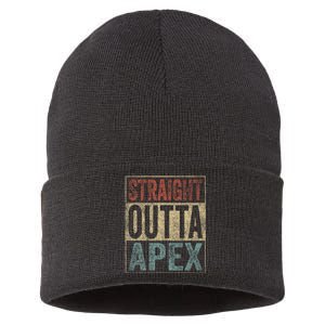 Apex Clothing Straight Outta Apex Sustainable Knit Beanie