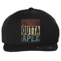 Apex Clothing Straight Outta Apex Wool Snapback Cap