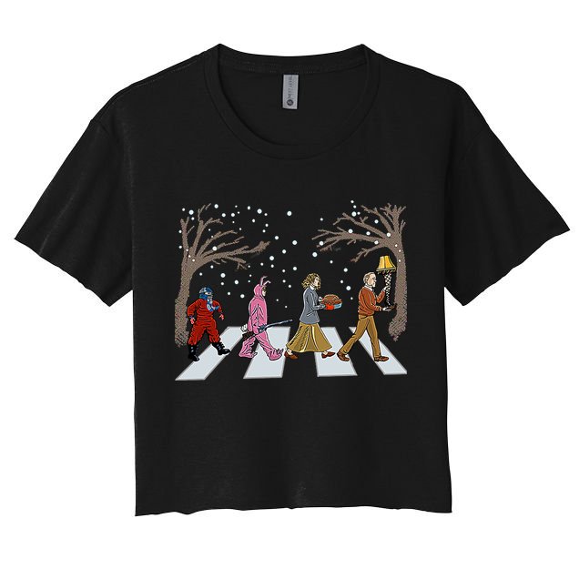 A Christmas Story Road Essential Women's Crop Top Tee