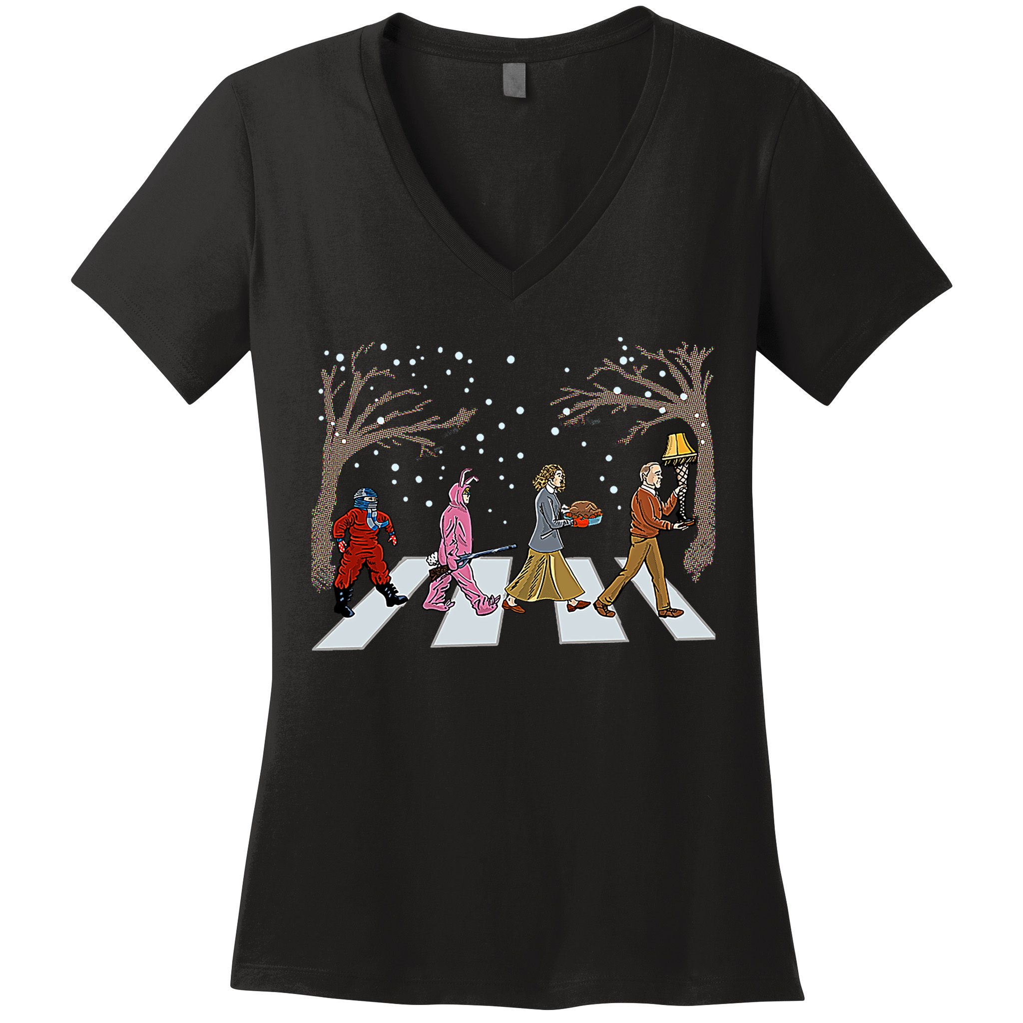A Christmas Story Road Essential Women's V-Neck T-Shirt