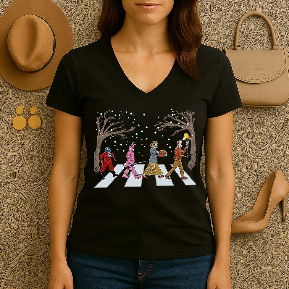 A Christmas Story Road Essential Women's V-Neck T-Shirt