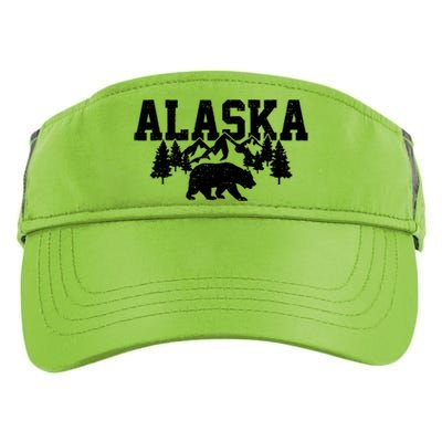 Alaska Cold Snow Mountains Cool Gift Adult Drive Performance Visor