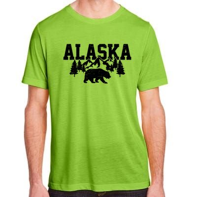 Alaska Cold Snow Mountains Cool Gift Adult ChromaSoft Performance T-Shirt