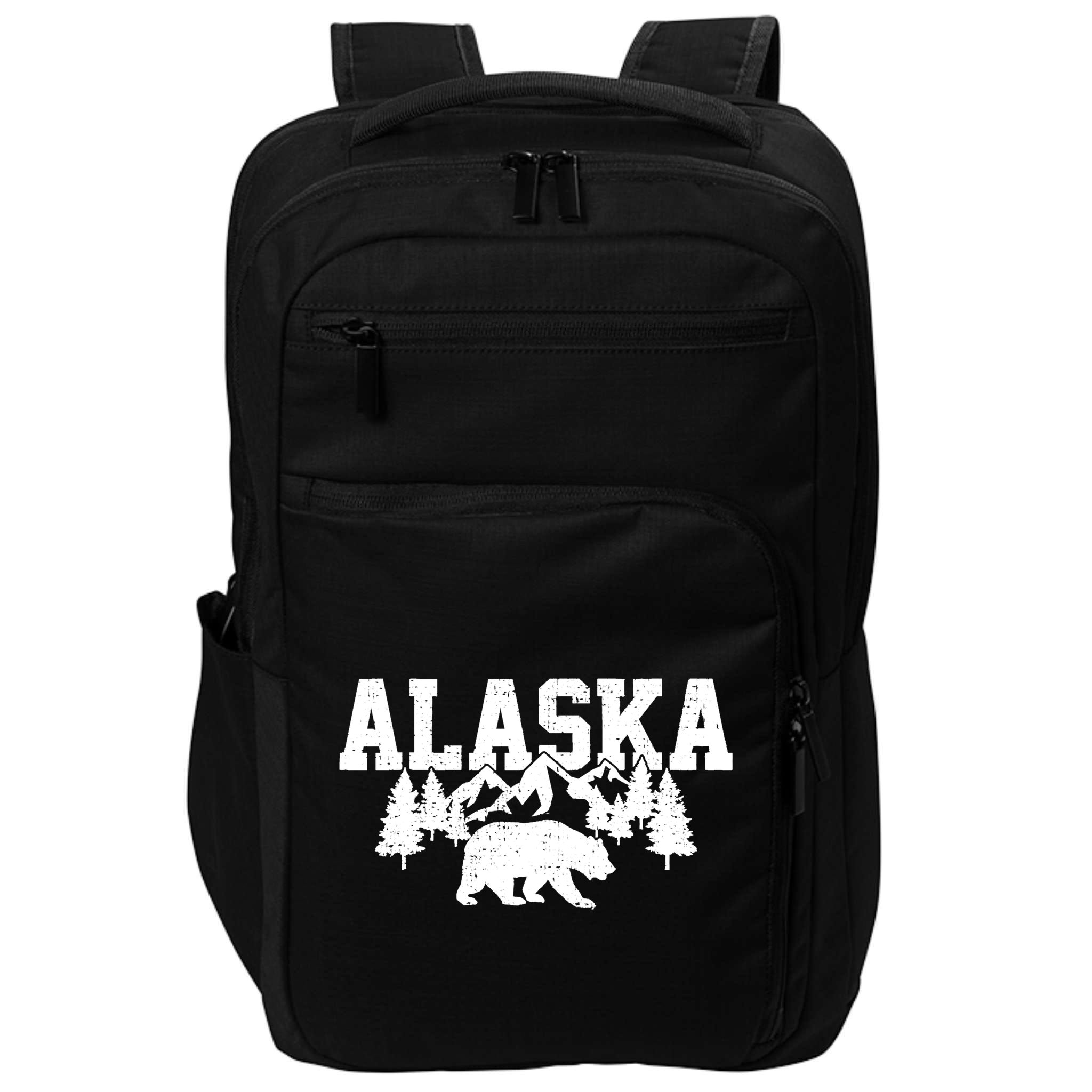 Alaska Cold Snow Mountains Cool Gift Impact Tech Backpack