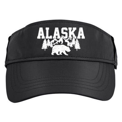 Alaska Cold Snow Mountains Cool Gift Adult Drive Performance Visor