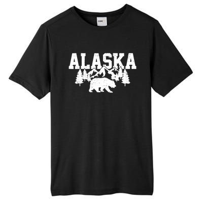 Alaska Cold Snow Mountains Cool Gift Tall Fusion ChromaSoft Performance T-Shirt