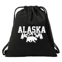 Alaska Cold Snow Mountains Cool Gift Drawstring Bag
