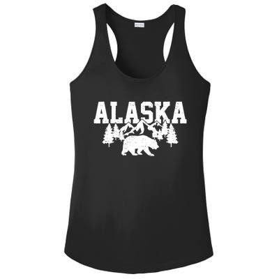 Alaska Cold Snow Mountains Cool Gift Ladies PosiCharge Competitor Racerback Tank