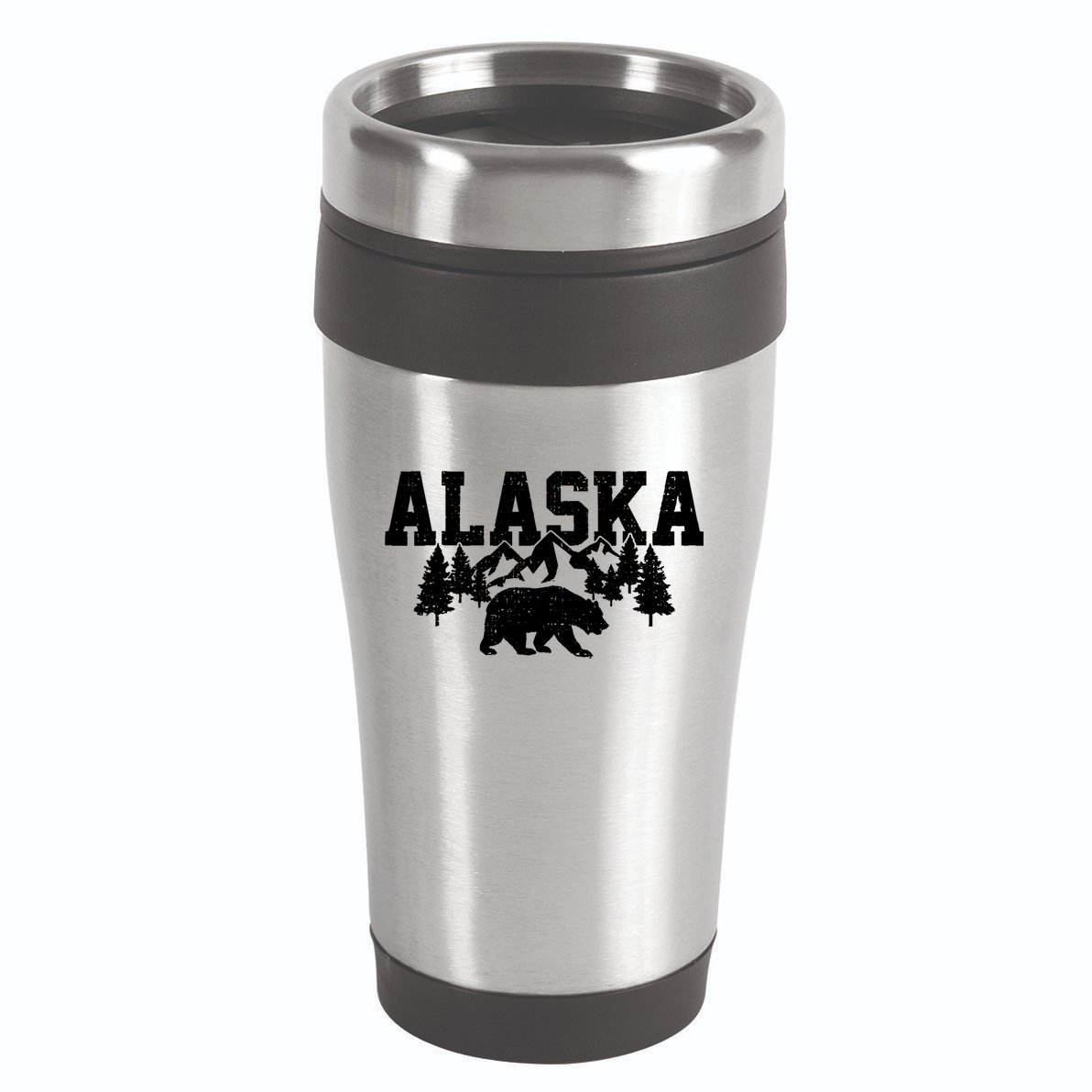 Alaska Cold Snow Mountains Cool Gift 16oz Travel Tumbler