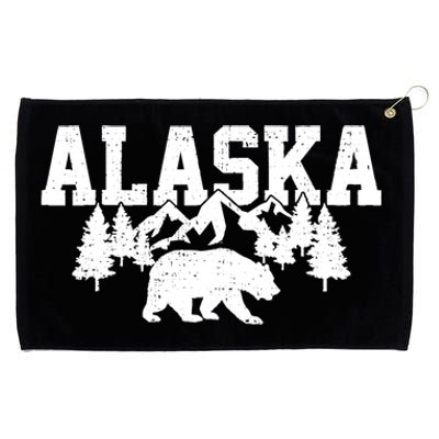 Alaska Cold Snow Mountains Cool Gift Grommeted Golf Towel