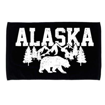 Alaska Cold Snow Mountains Cool Gift Microfiber Hand Towel