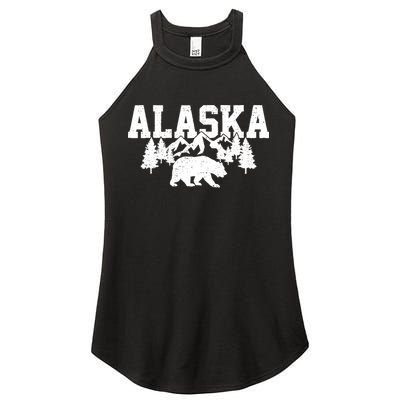 Alaska Cold Snow Mountains Cool Gift Women's Perfect Tri Rocker Tank