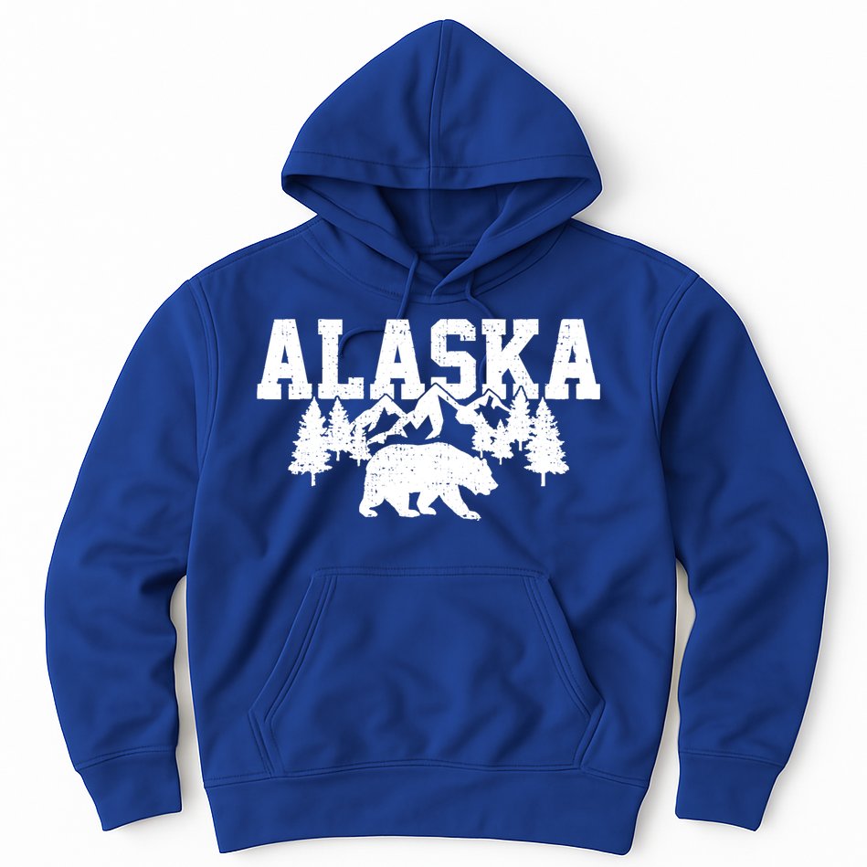 Alaska Cold Snow Mountains Cool Gift Hoodie