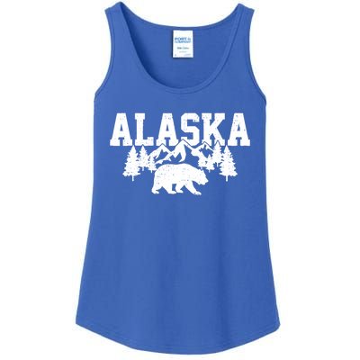 Alaska Cold Snow Mountains Cool Gift Ladies Essential Tank